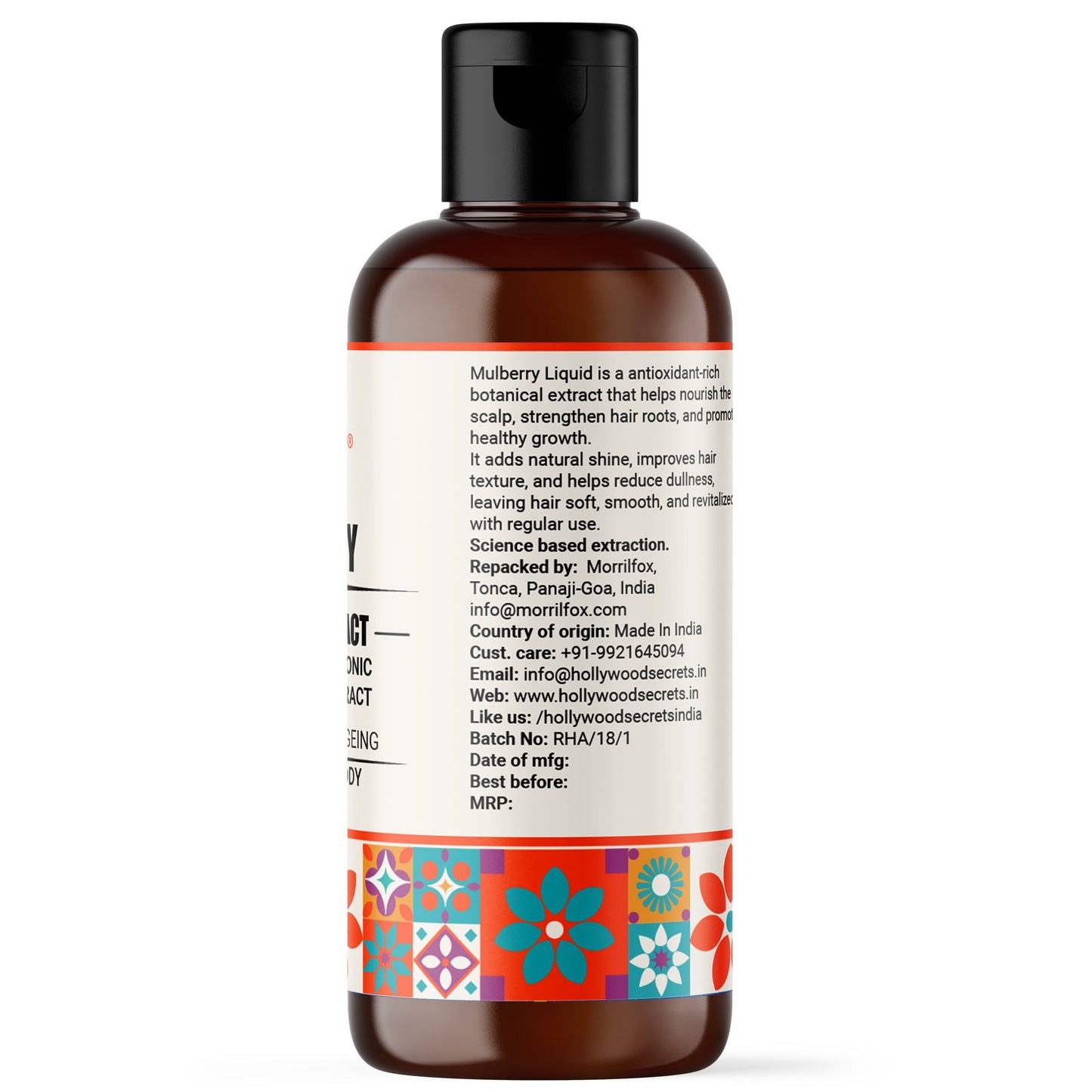 Pure 85% Mulberry Liquid Extract Hollywood Secrets
