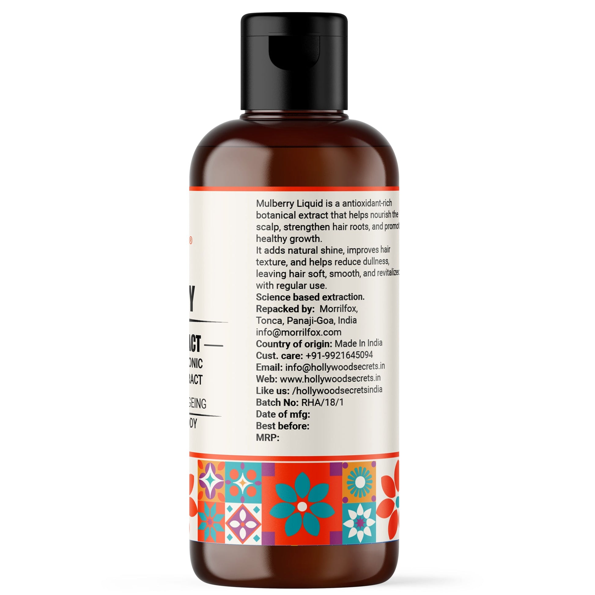 Pure 85% Mulberry Liquid Extract Hollywood Secrets