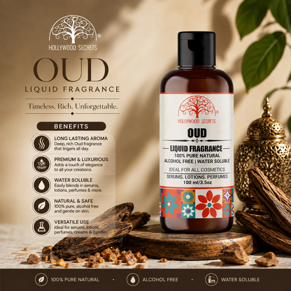 Pure Oud Fragrance Liquid For Diffuser And Cosmetic Hollywood Secrets