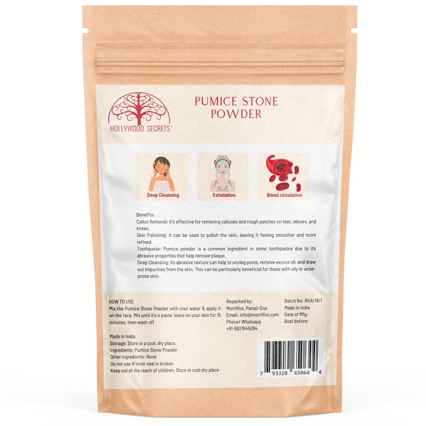 Pure Pumice Stone Powder Skin 200 gm