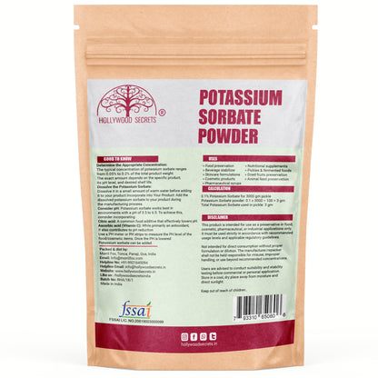 Potassium Sorbate Powder 100gm Hollywood Secrets