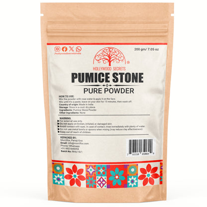 Pure Pumice Stone Powder Skin 200 gm Hollywood Secrets