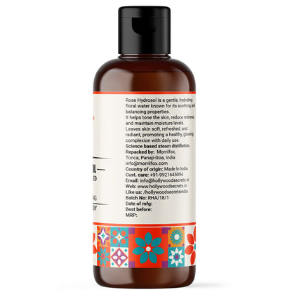 Pure Rose Hydrosol Floral Water 100ml Hollywood Secrets