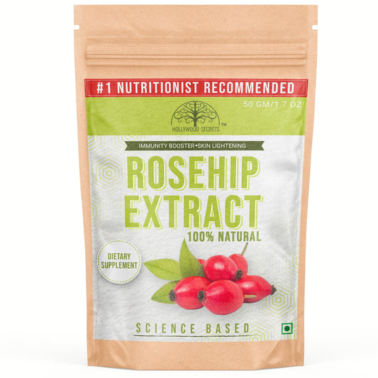 Pure Rosehip Extract Powder 5% Vitamin C 50gm Hollywood Secrets