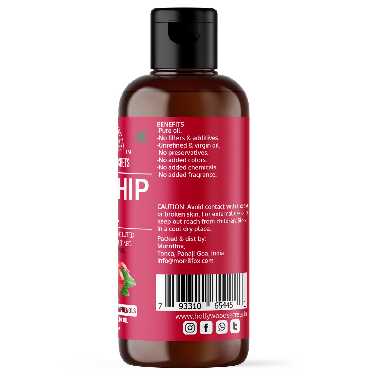 Rosehip Oil Pure Cold Pressed