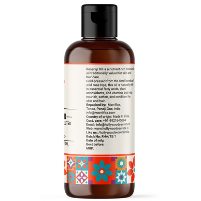 Rosehip Oil Pure Cold Pressed Hollywood Secrets