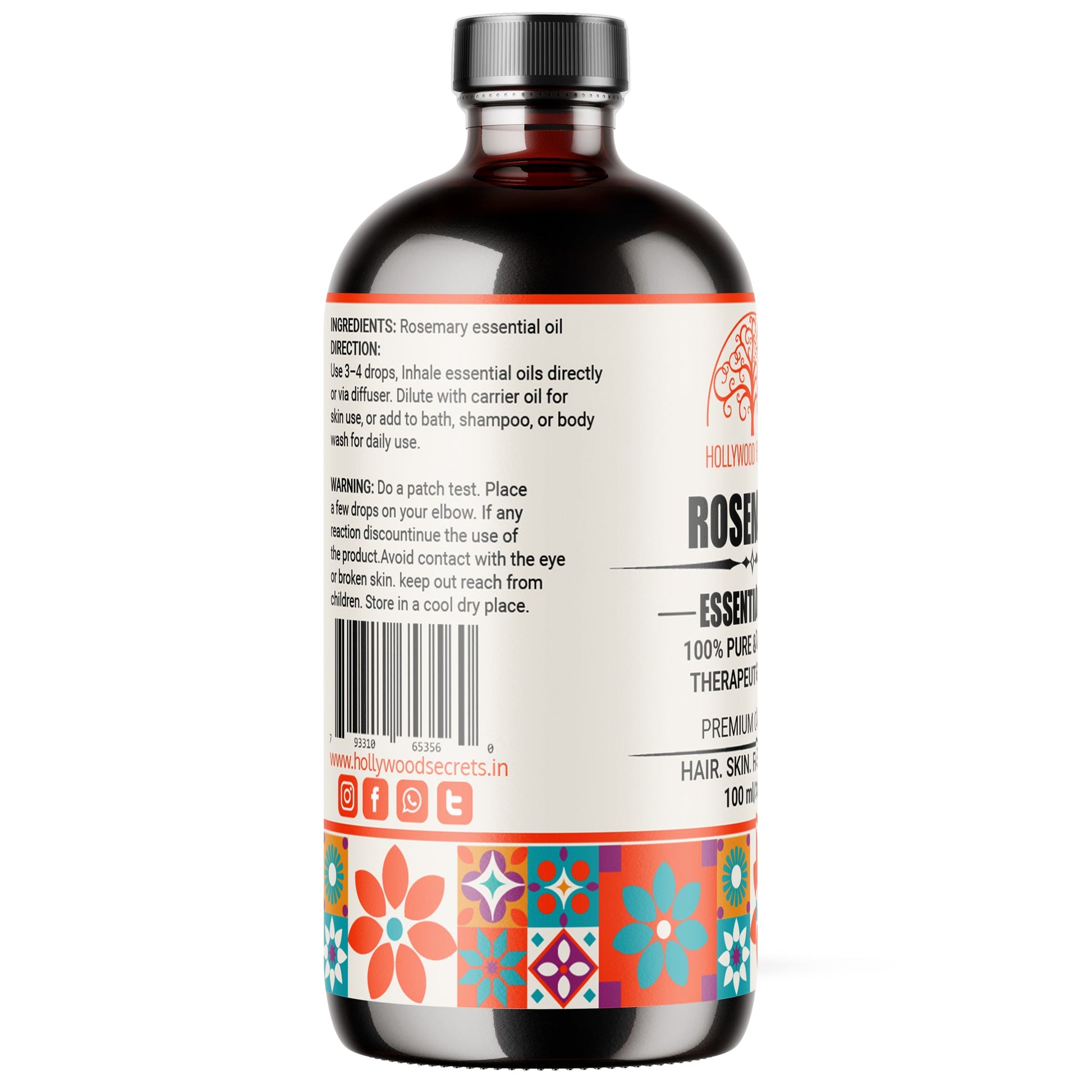 Pure Rosemary Essential Oil Therapeutic Grade Hollywood Secrets