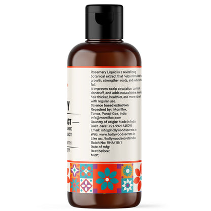 Pure 85% Rosemary Liquid Extract Hollywood Secrets