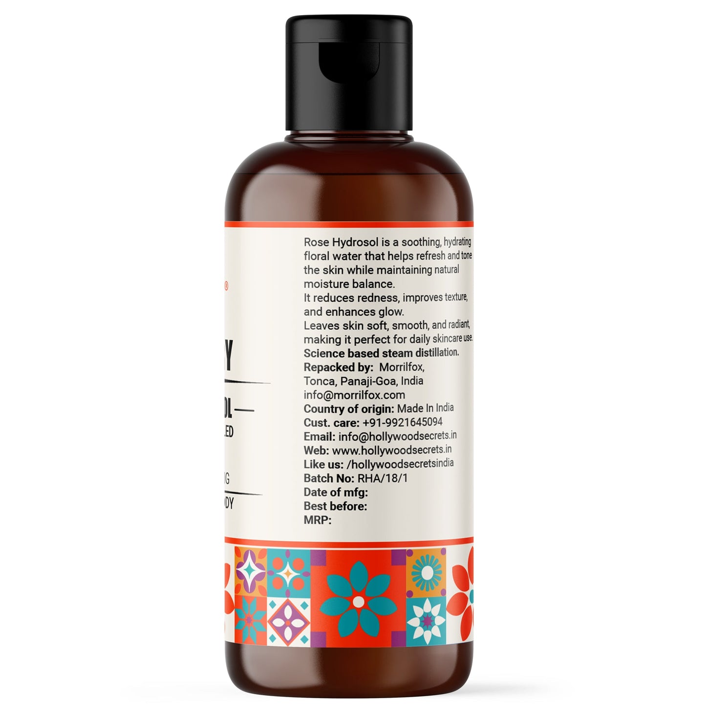 Pure Rosemary Hydrosol Floral Water 100ml Hollywood Secrets
