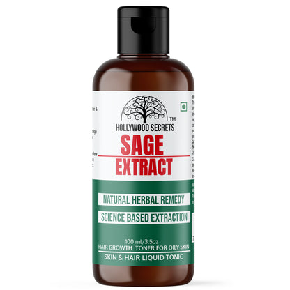 Pure 85% Sage Liquid Extract Hollywood Secrets