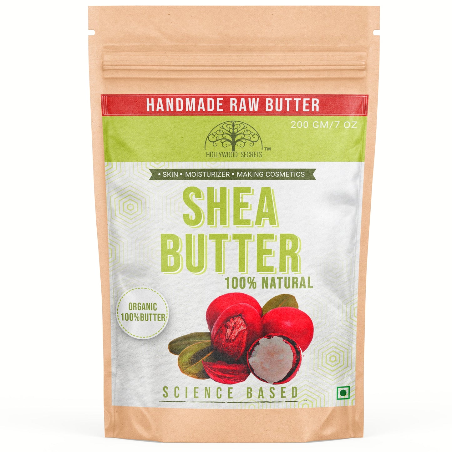 Raw Shea Body Skin Butter 200gm Hollywood Secrets