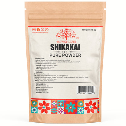 Organic Shikakai Powder (100 Gms) hollywoodsecrets