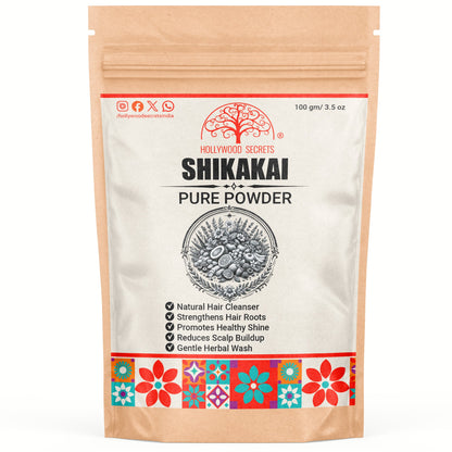 Organic Shikakai Powder (100 Gms) hollywoodsecrets