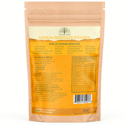 Sodium Benzoate Powder 100gm Hollywood Secrets
