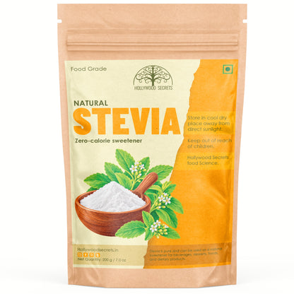Pure Stevia Powder – Food Grade Sweetener – 200 g Hollywood Secrets