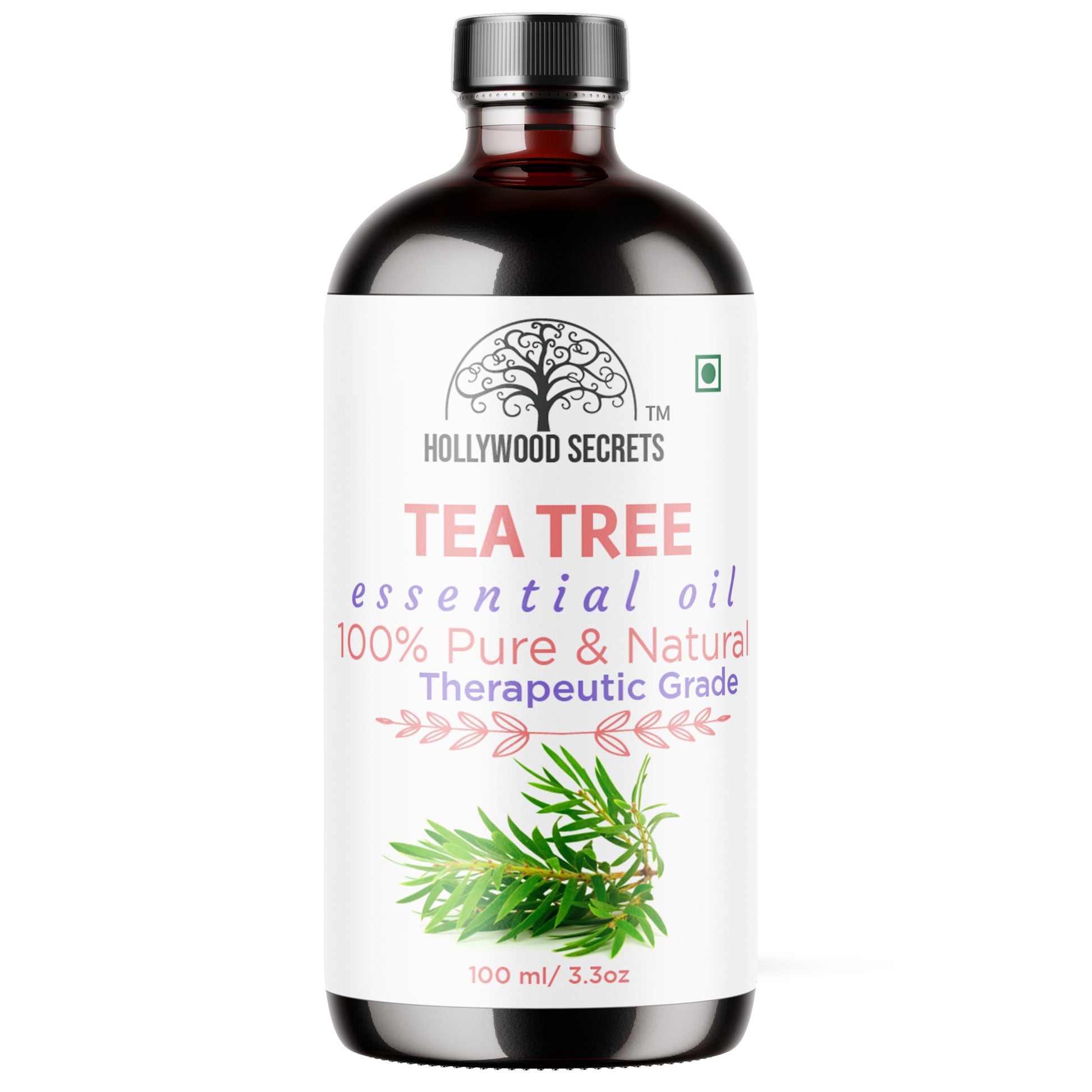 Pure Tea Tree Essential Oil Therapeutic Grade Hollywood Secrets