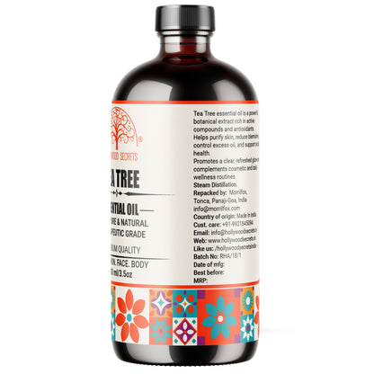 Pure Tea Tree Essential Oil Therapeutic Grade Hollywood Secrets