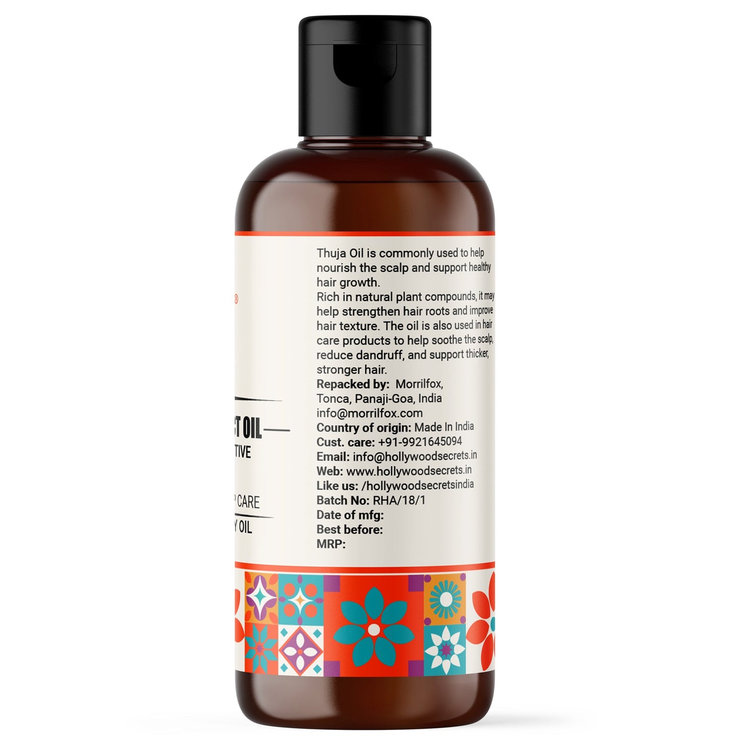 Thuja Oil Pure Cold Pressed Hollywood Secrets