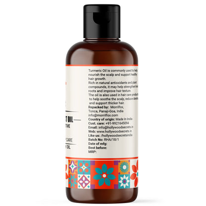 Turmeric Oil Pure Cold Pressed Hollywood Secrets
