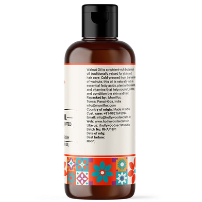 Walnut Oil Pure Cold Pressed Hollywood Secrets