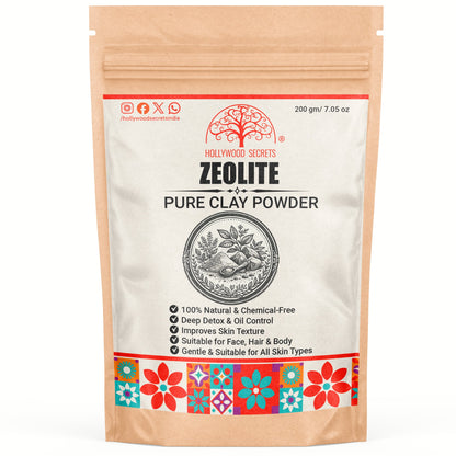 Pure Zeolite Clay Powder 200Gms Hollywood Secrets