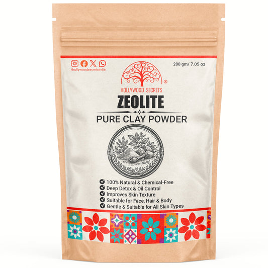 Pure Zeolite Clay Powder 200Gms Hollywood Secrets