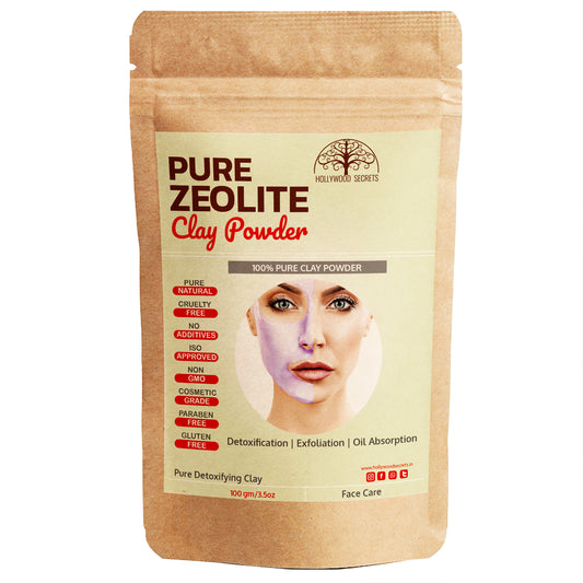 Pure Zeolite Clay Powder 100Gms Hollywood Secrets