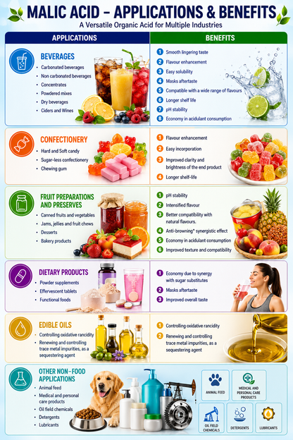 Benefits of Malic acid 