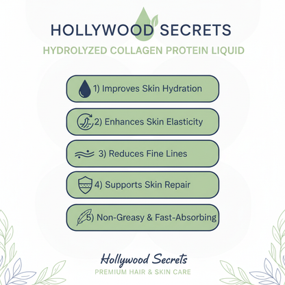 Hydrolyzed Collagen Protein Liquid 100 ml Hollywood Secrets