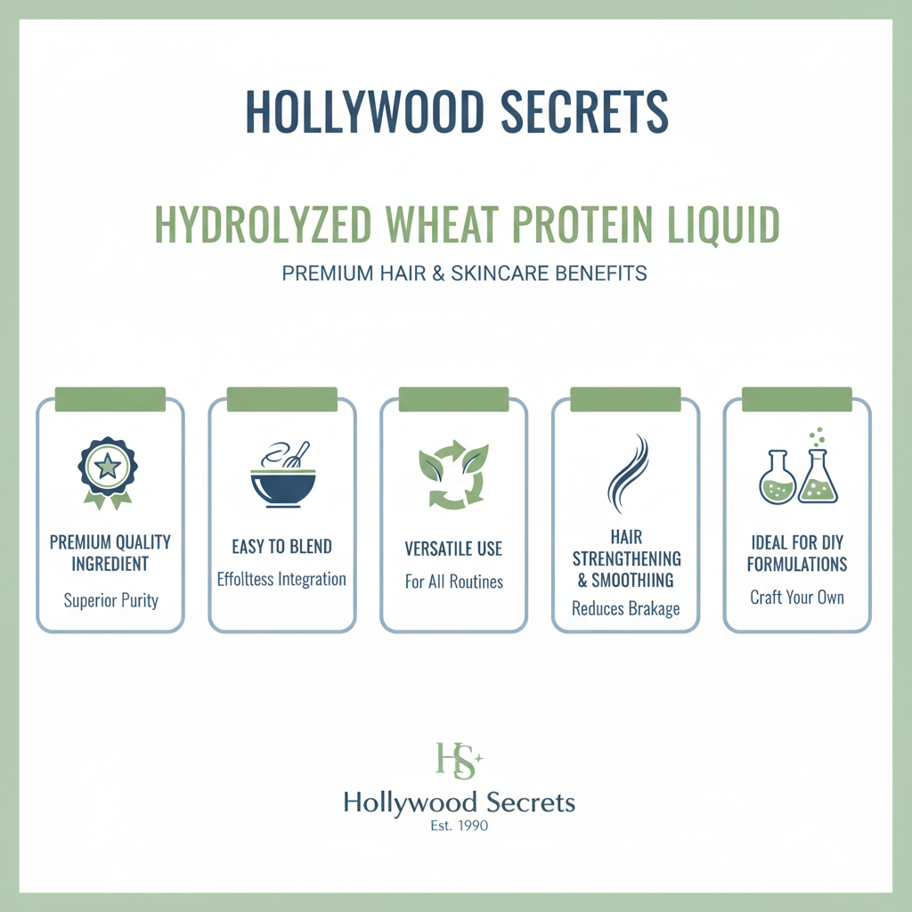 Hydrolyzed Wheat Protein Liquid 100 ml Hollywood Secrets
