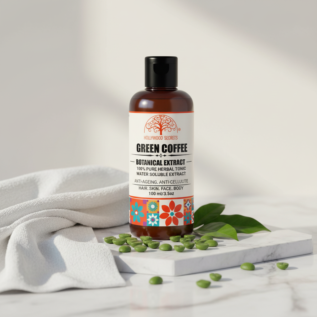 Pure 85% Green Coffee Liquid Extract Hollywood Secrets