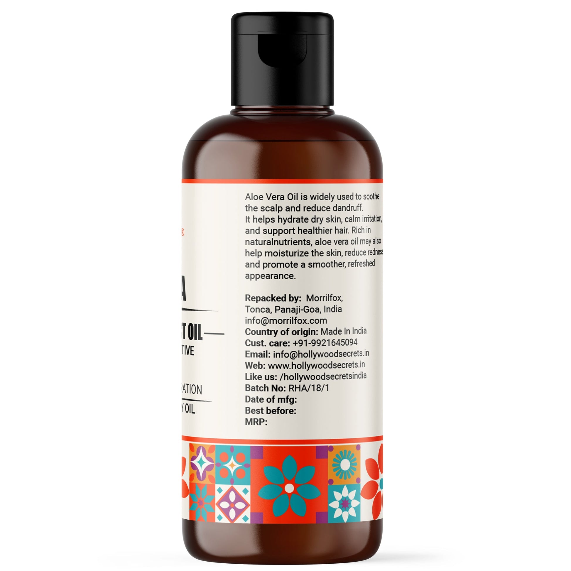 Aloe Vera Oil Pure Cold Pressed Hollywood Secrets