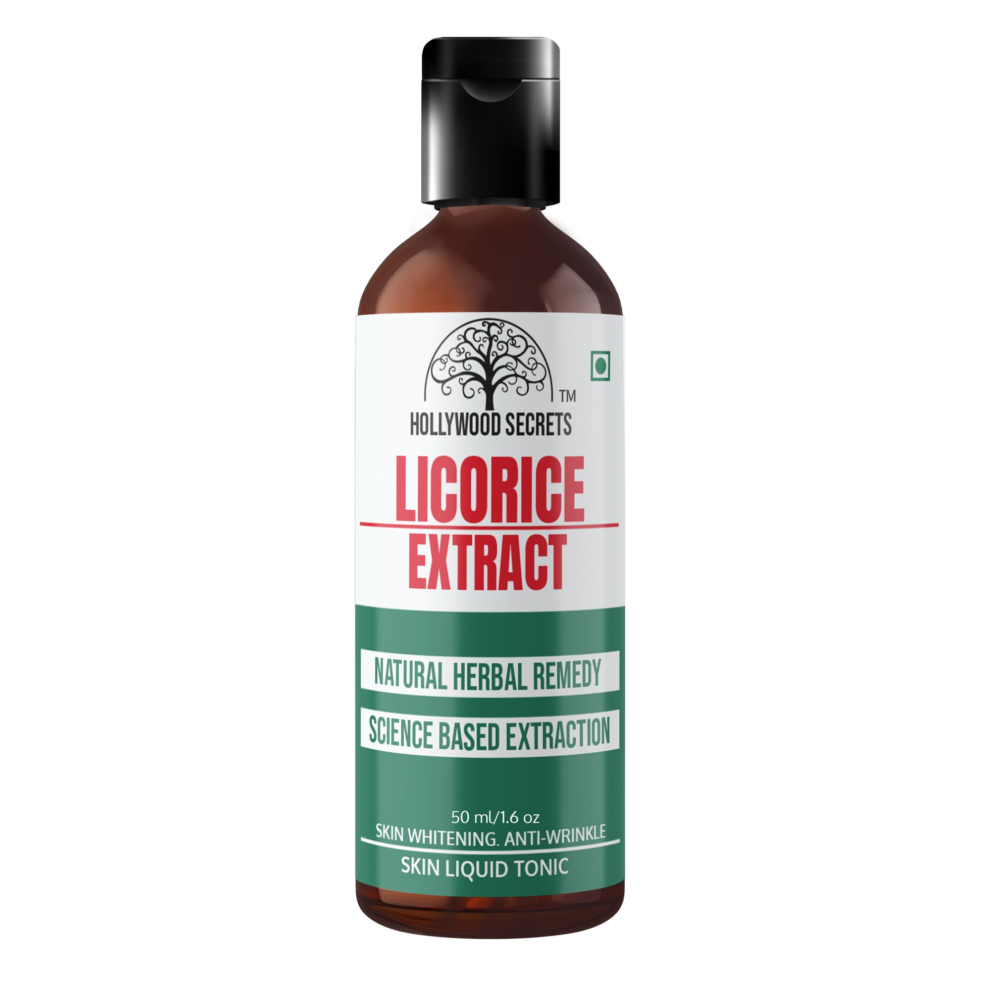 Pure 85% Licorice Mulethi Liquid Extract Hollywood Secrets