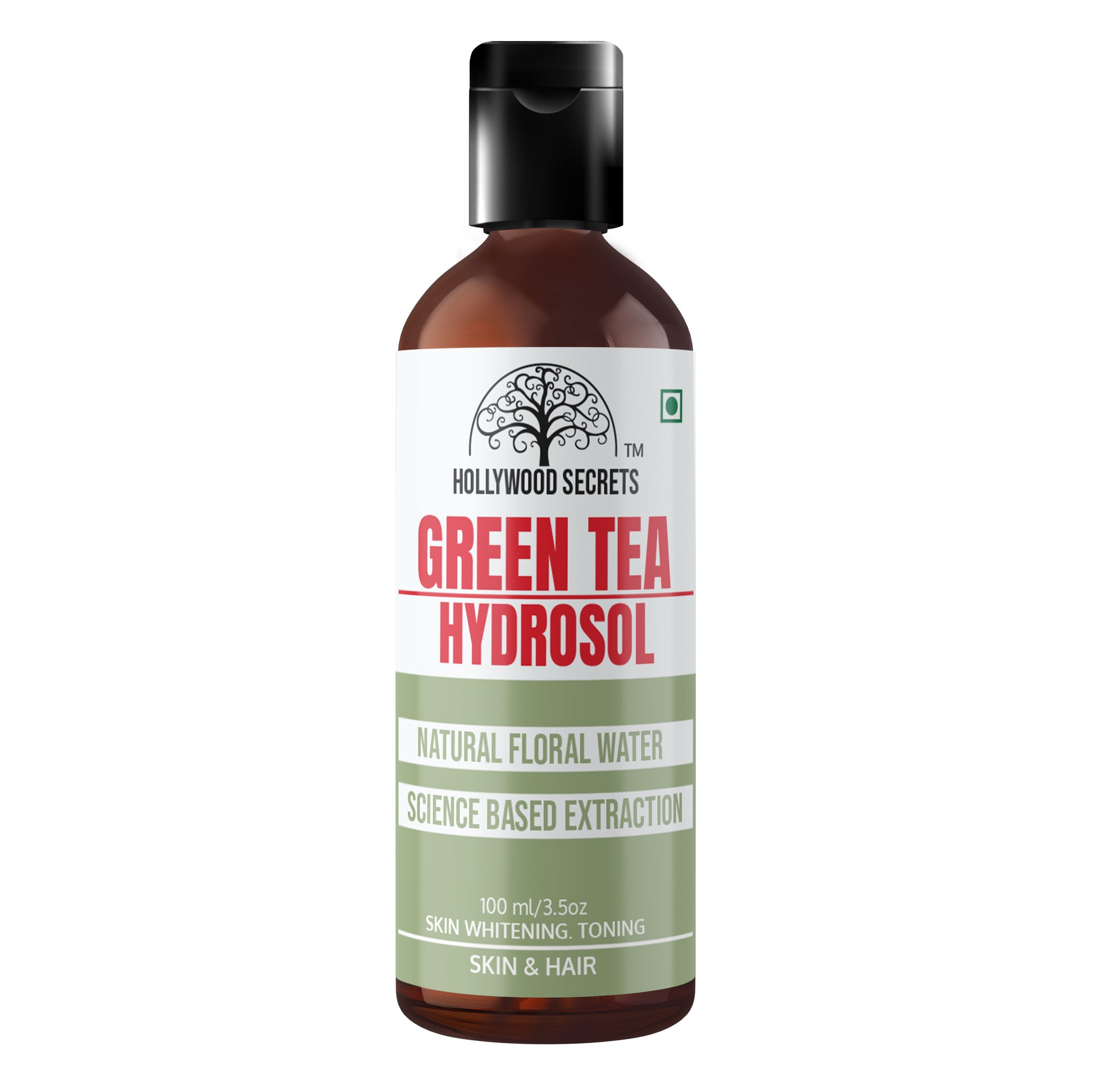 Pure Green Tea Hydrosol Floral Water 100ml Hollywood Secrets