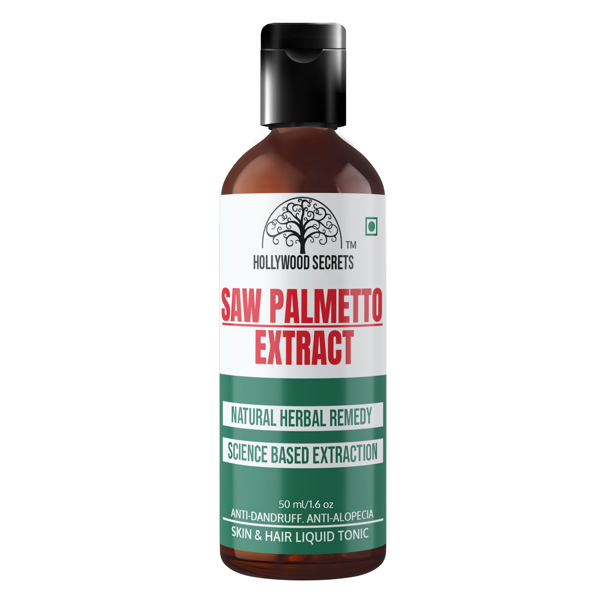 Pure 85% Saw Palmetto Extract 50ml Hollywood Secrets