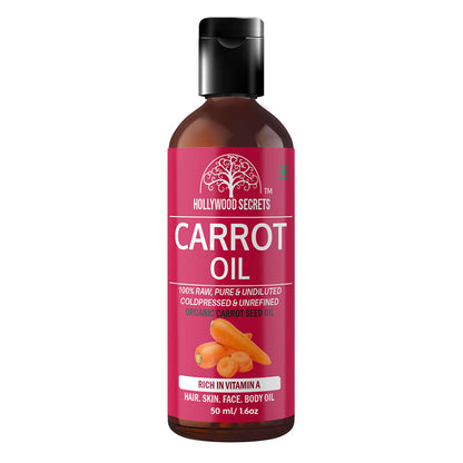 Carrot Seed Oil Pure Cold Pressed 50ml Hollywood Secrets