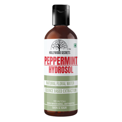 Pure Peppermint Hydrosol Floral Water 100ml Hollywood Secrets