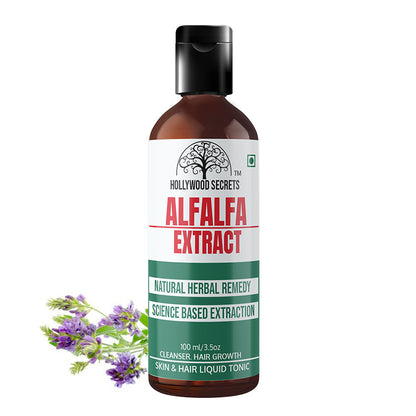Pure 85% Alfalfa Liquid Extract 100ml Hollywood Secrets