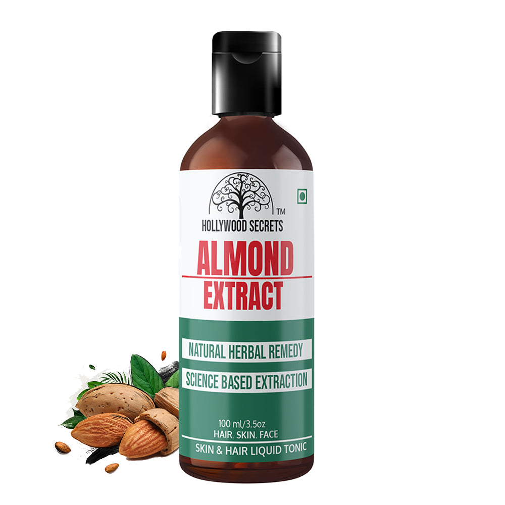 Pure 85% Almond Liquid Botanical Extract 100ml. Hollywood Secrets