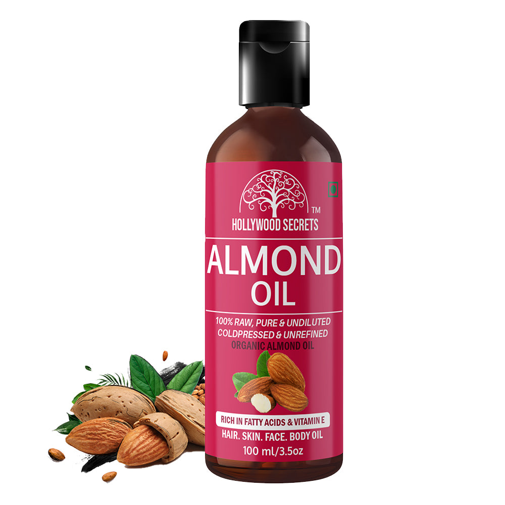 Almond Oil Pure Cold Pressed 100ml Hollywood Secrets