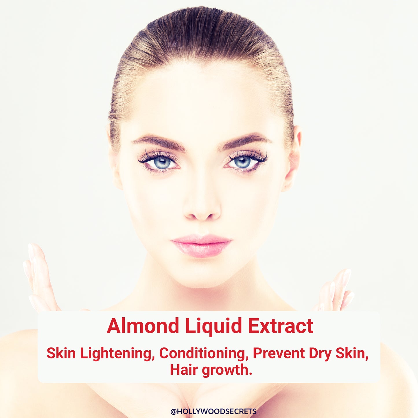 Pure 85% Almond Liquid Botanical Extract 100ml. Hollywood Secrets