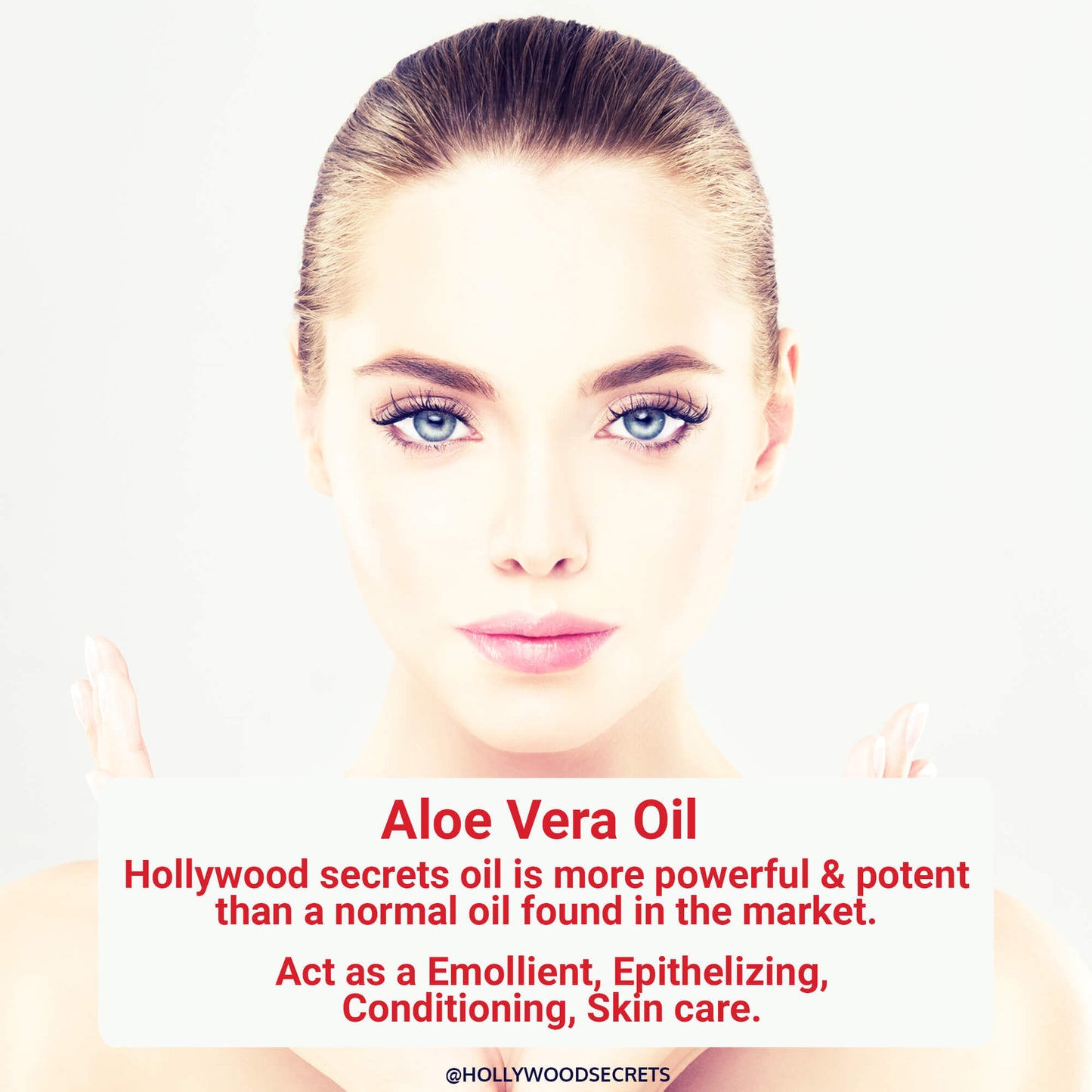 Aloe Vera Oil Pure Cold Pressed 100ml Hollywood Secrets