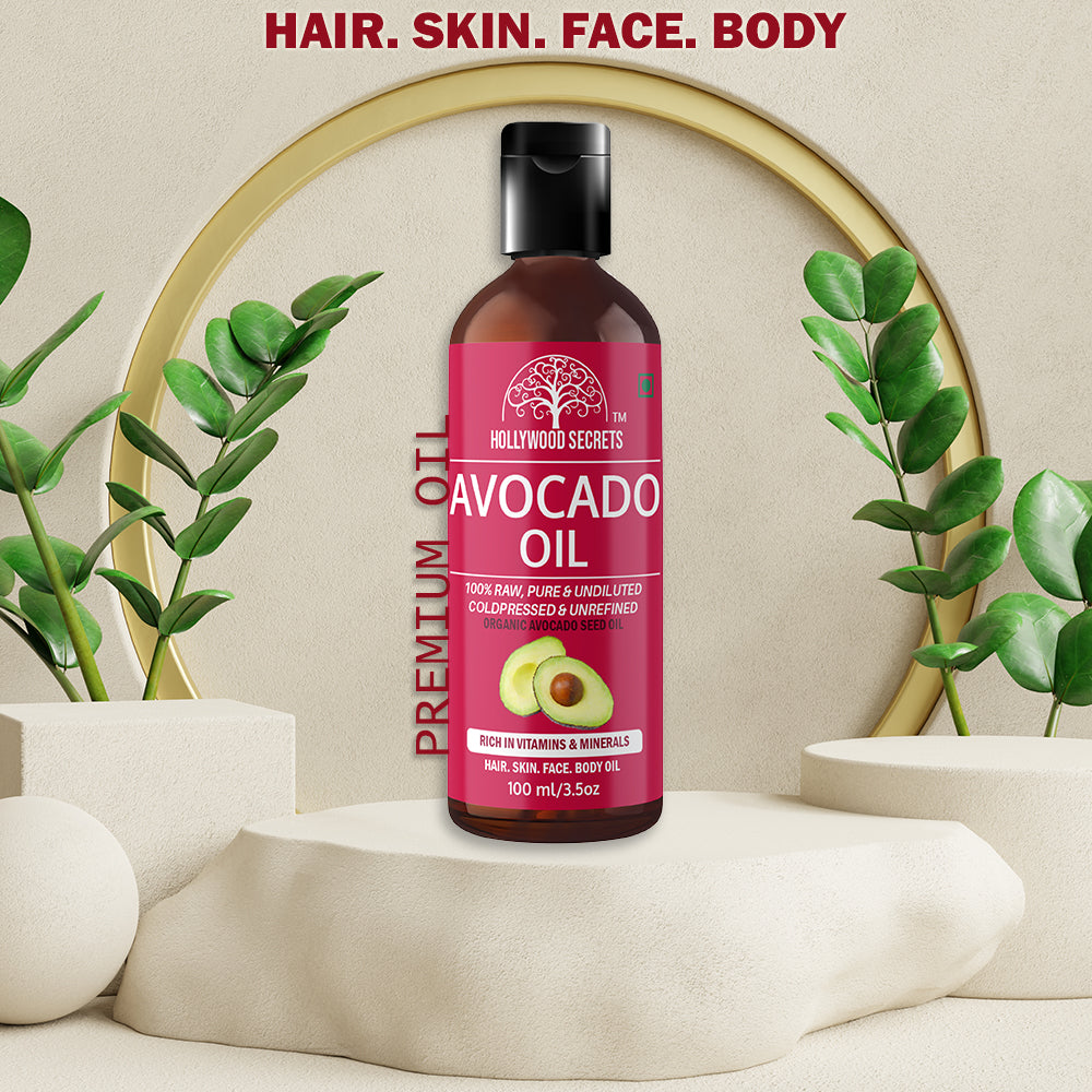 Avocado Seed Oil Pure Cold Pressed 100ml Hollywood Secrets