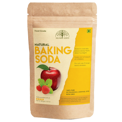 Pure Baking Soda Sodium Bicarbonate 300gm Hollywood Secrets