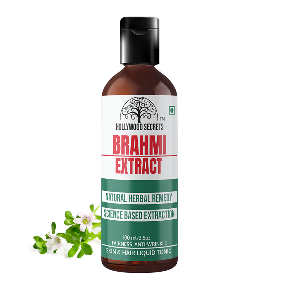 Pure 85% Brahmi Liquid Extract 100ml Hollywood Secrets