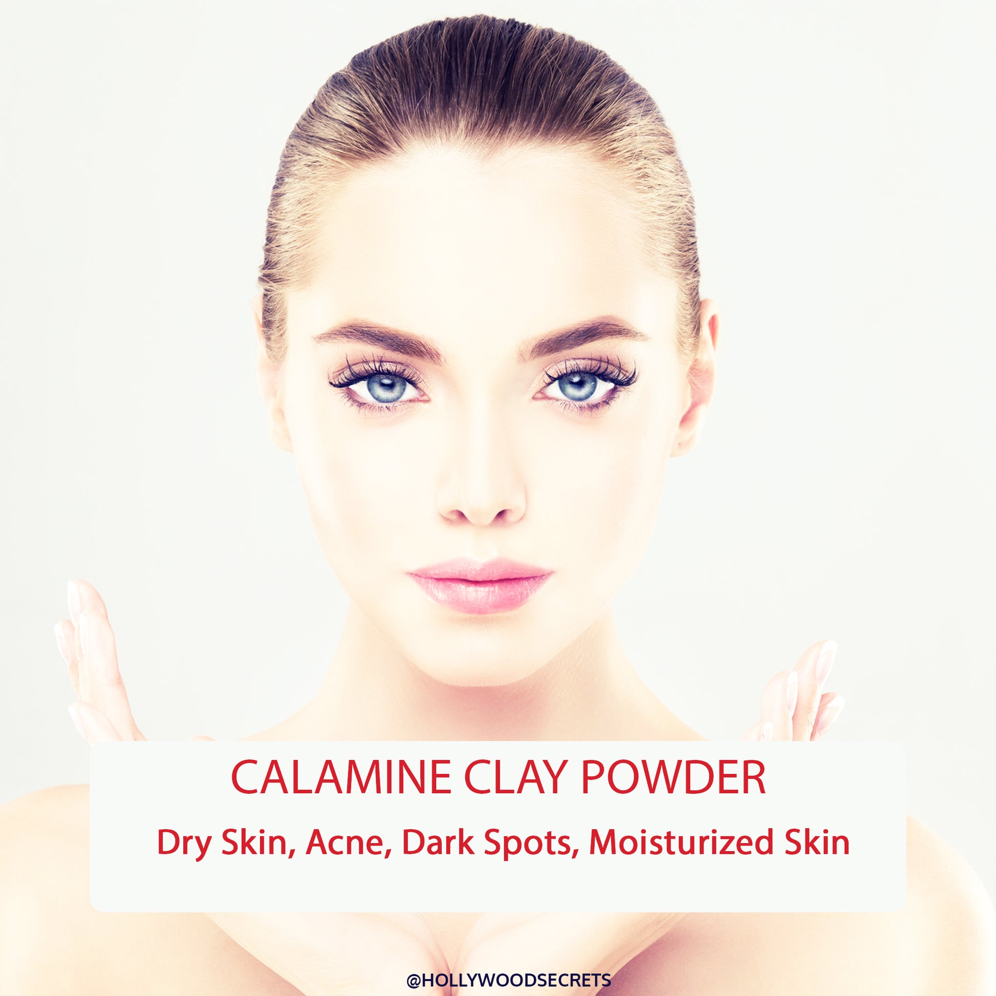 Pure Calamine Clay Powder 100Gms Hollywood Secrets