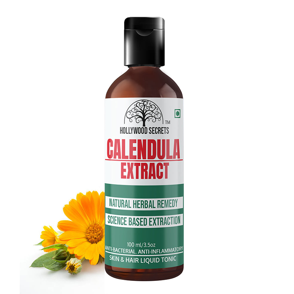 Pure 85% Calendula Liquid Extract 100ml Hollywood Secrets