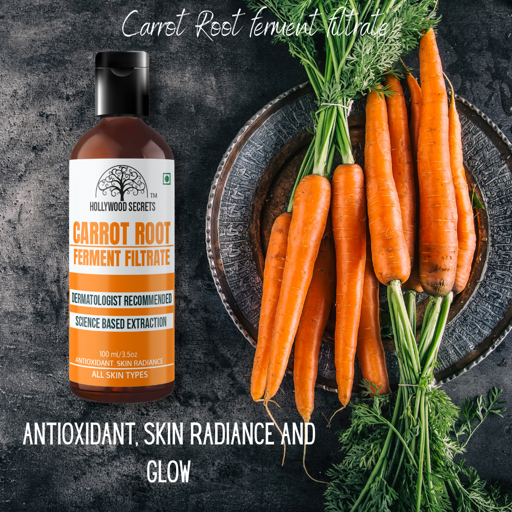 Carrot Root Bio Ferment Filtrate Skin Whitening 100ml Hollywood Secrets