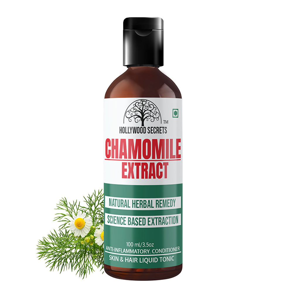 Pure 85% Chamomile Liquid Extract 100ml Hollywood Secrets