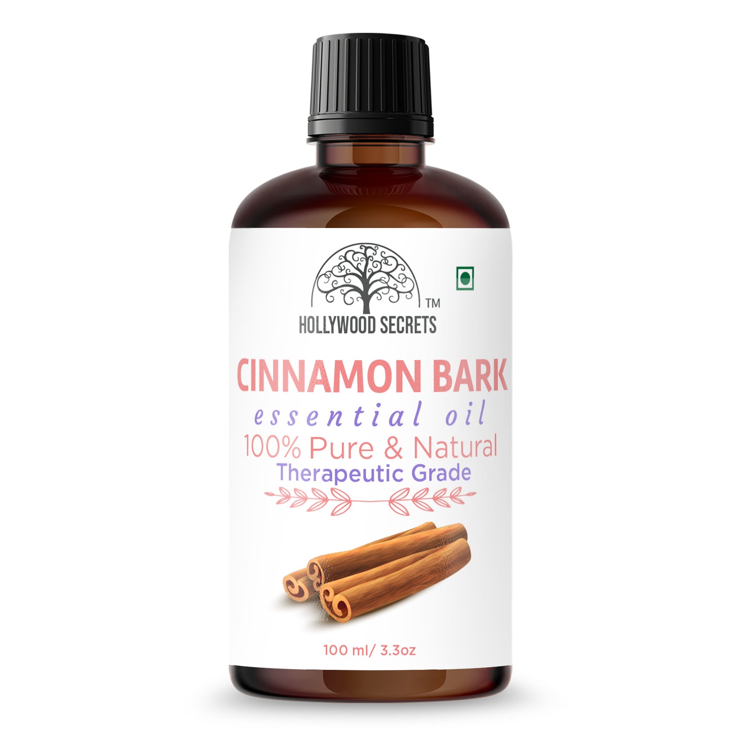 Pure Cinnamon Bark Essential Oil Therapeutic Grade Hollywood Secrets